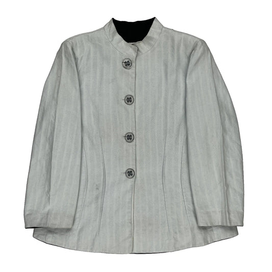 Giorgio Armani Jacket - Large White Cotton Blend