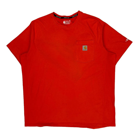 Carhartt T-Shirt - XL Red Cotton