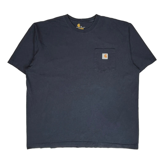 Carhartt T-Shirt - XL Navy Cotton