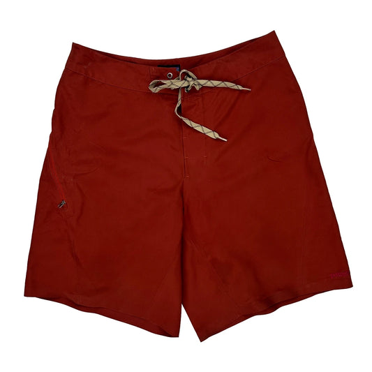 Patagonia Shorts - 32W 9L Red Polyester