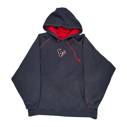 Houston Texans Reebok Nfl Hoodie - XL Navy Cotton