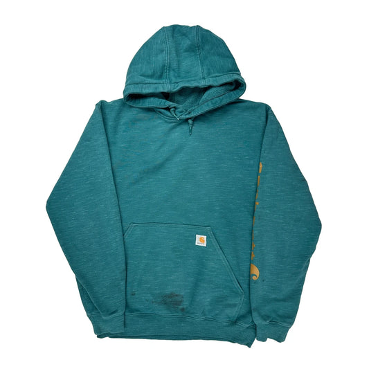 Carhartt Hoodie - Medium Green Cotton Blend