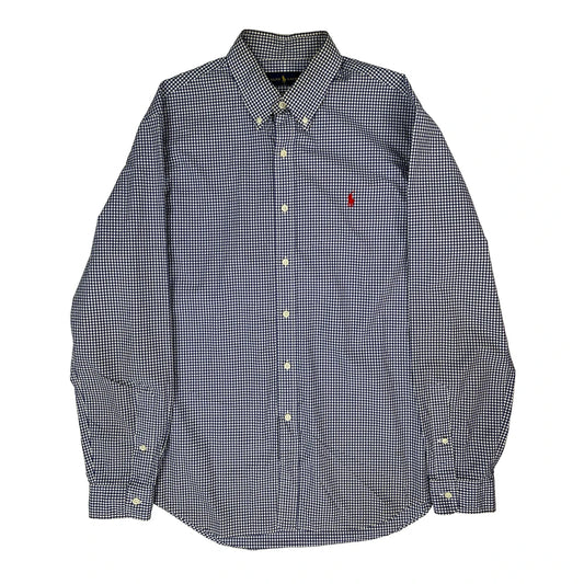 Ralph Lauren Checked Shirt - Large Blue Cotton
