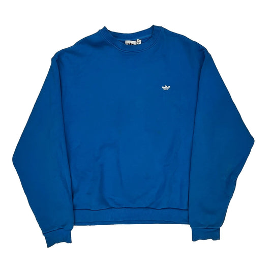 Adidas Sweatshirt - XL Blue Cotton
