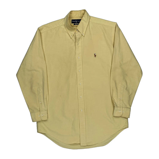 Ralph Lauren Shirt - Medium Yellow Cotton