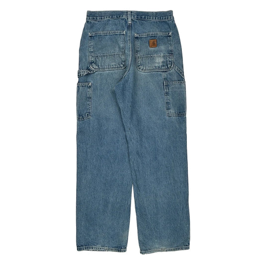 Carhartt Carpenter Jeans - 29W UK 12 Blue Cotton