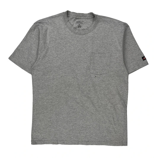 Dickies T-Shirt - XL Grey Cotton Blend