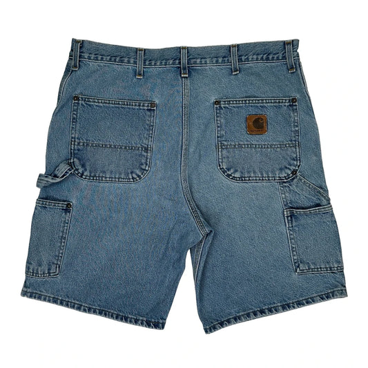 Carhartt Carpenter Shorts - 36W 10L Blue Denim