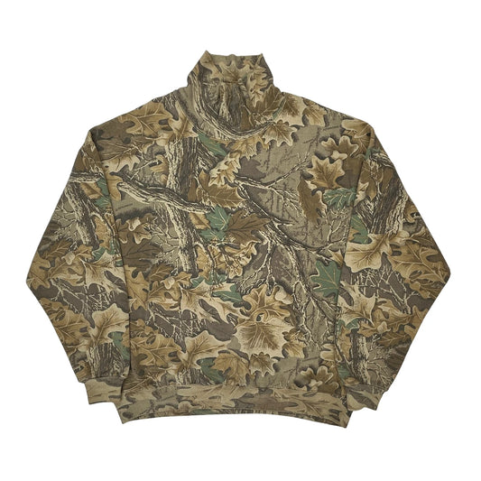 Made In USA Jerzees Rollneck - 3XL Camo Cotton