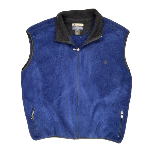 Champion Fleece Gilet - XL Blue Polyester