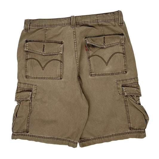 Levis Cargo Shorts - 36W 11L Brown Cotton