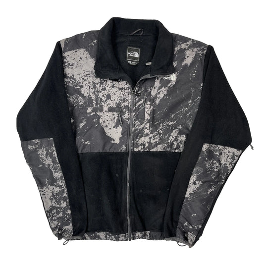 Vintage The North Face Denali Camo Fleece Jacket - Large Black Polyester