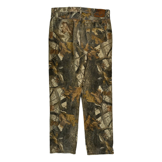Unbranded Camo Cargo Trousers - 34W 33L Green Cotton