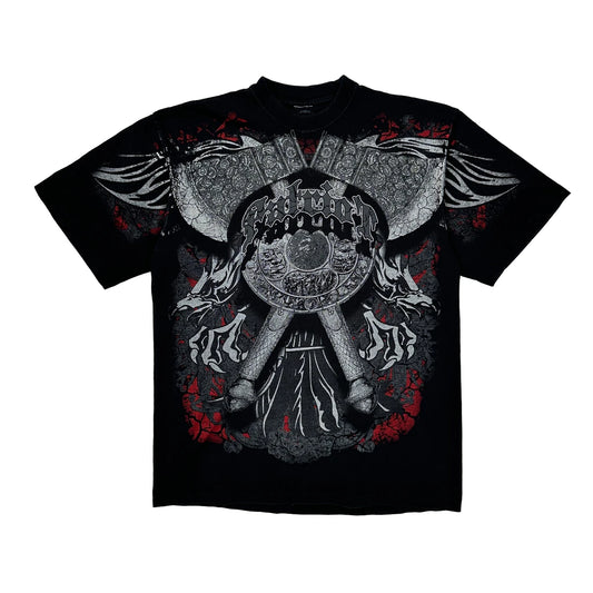 Made In USA Pj Graphic T-Shirt - XL Black Cotton