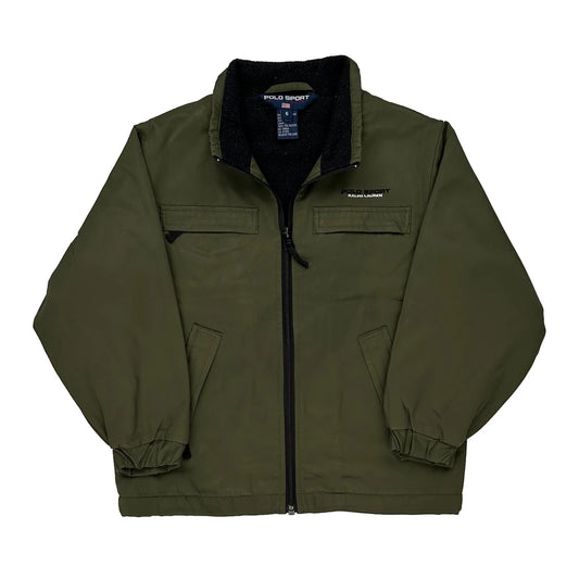 Age 6 Polo Sport Jacket - Medium Green Polyester