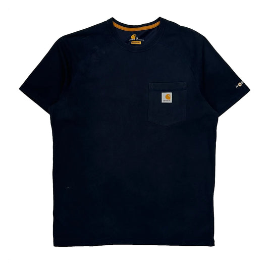 Vintage Carhartt T-Shirt - Medium Navy Cotton