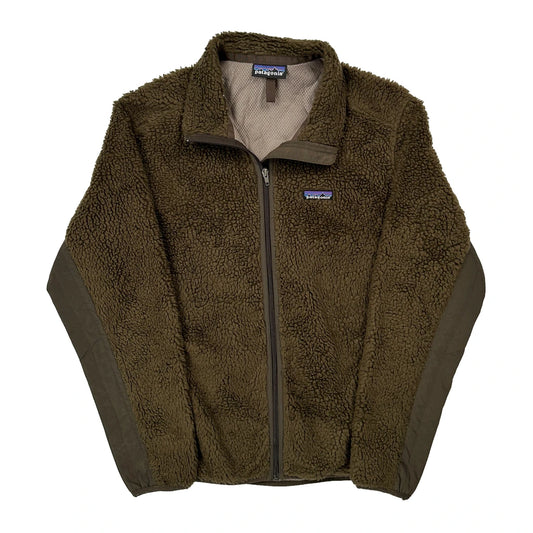 Patagonia Fleece Jacket - Small Brown Polyester