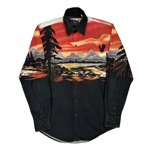 Roper Graphic Shirt - Small Multicoloured Cotton