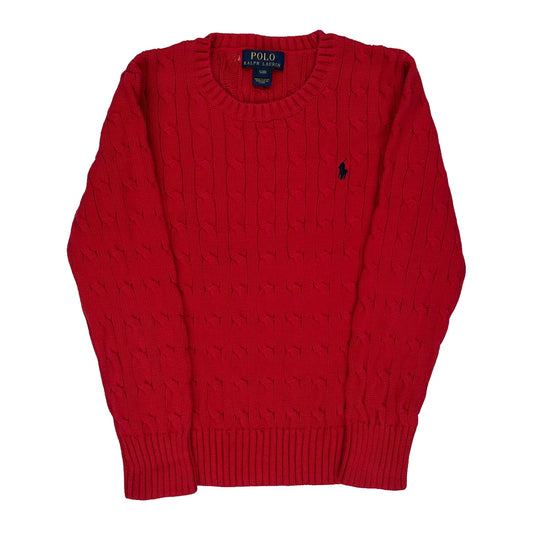 Age 8 Polo By Ralph Lauren Jumper - Small Red Cotton