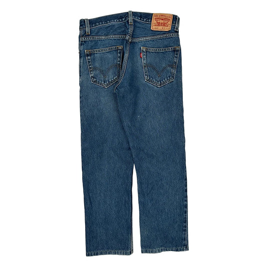 505 Levis Jeans - 31W 28L Blue Cotton