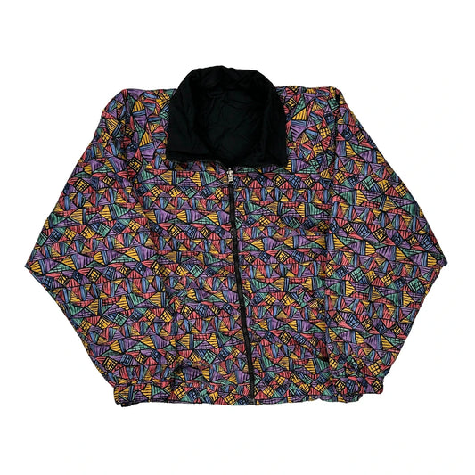 1980'S Head Shell Jacket - XL Multicoloured Polyester