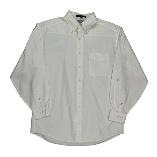 Tommy Hilfiger Shirt - Medium White Cotton