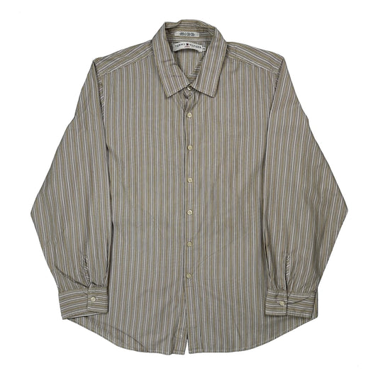 Tommy Hilfiger Striped Shirt - XL Beige Cotton