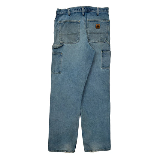 Carhartt Carpenter Jeans - 32W 32L Blue Cotton