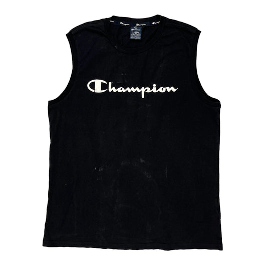 Champion Vest - XL Black Cotton
