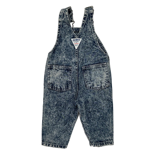 3-6 Months Oshkosh Dungarees - 3XS Acid Wash Cotton