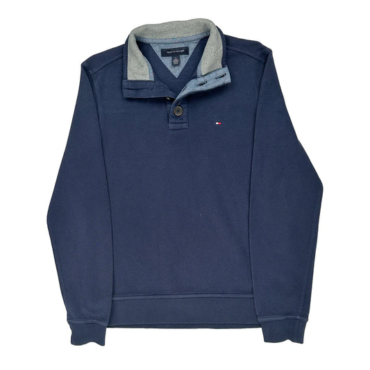 Tommy Hilfiger Sweatshirt - Medium Blue Cotton