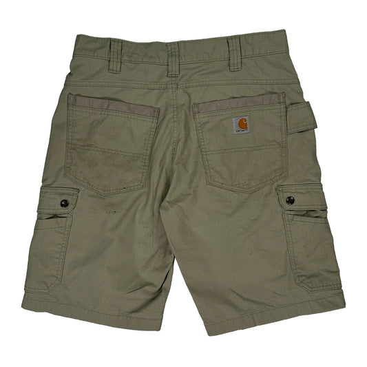 Carhartt Cargo Shorts - 32W 10L Khaki Cotton