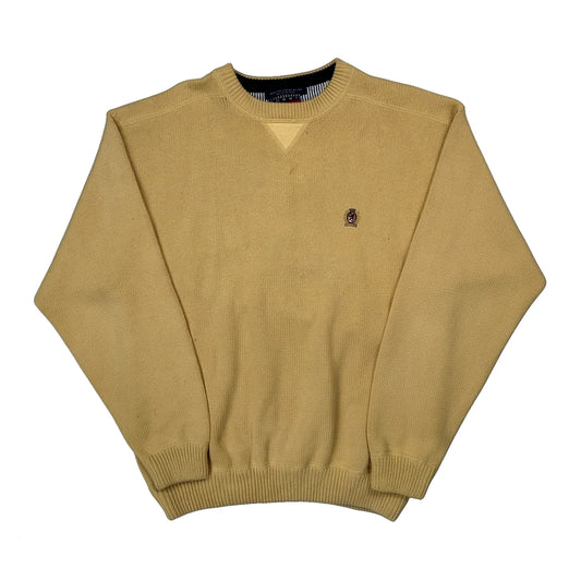 Tommy Hilfiger Jumper - Large Yellow Cotton