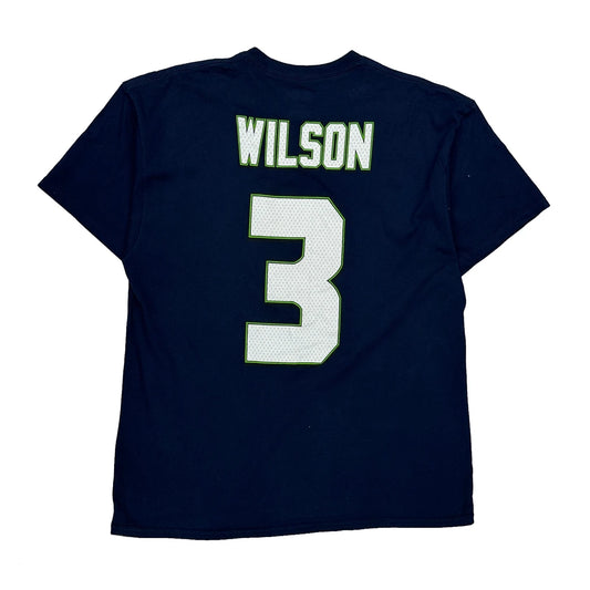 Vintage Seattle Seahawks Nfl T-Shirt - XL Navy Cotton