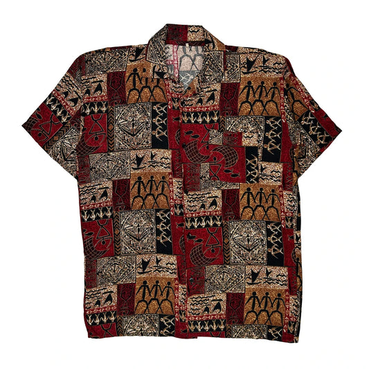 Unbranded Hawaiian Shirt - XL Multicoloured Cotton