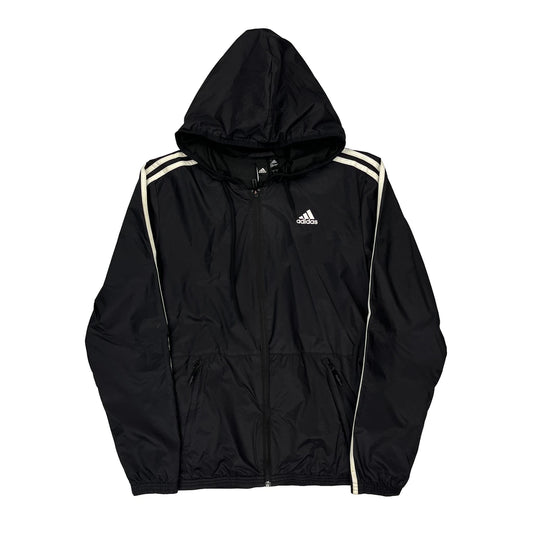 Adidas Windbreaker - Small Black Polyester