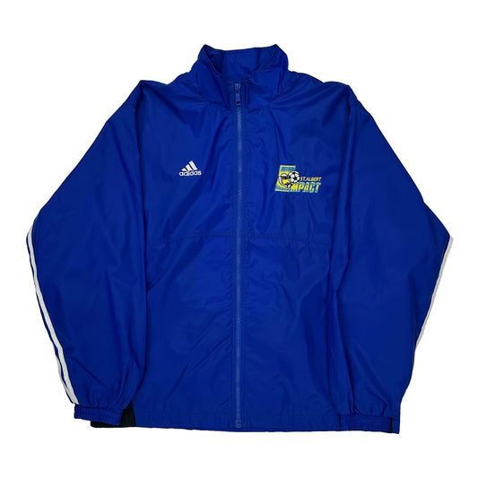 St. Albert Impact Adidas Windbreaker - XL Blue Polyester