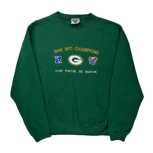 Green Bay Packers Lee Nfl Sweatshirt - Large Green Cotton