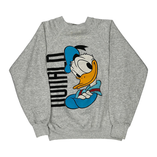 Donald Duck Mickey & Co. Sweatshirt - Medium Grey Cotton Blend
