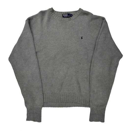 Polo By Ralph Lauren Jumper - 2XL Grey Cotton