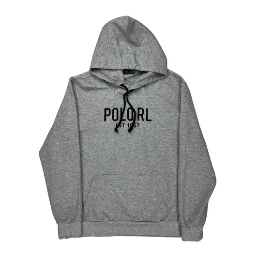 Polo By Ralph Lauren Hoodie - 2XL Grey Cotton