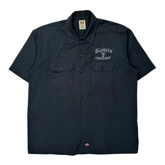 Dickies Graphic Short Sleeve Shirt - XL Black Polyester Blend