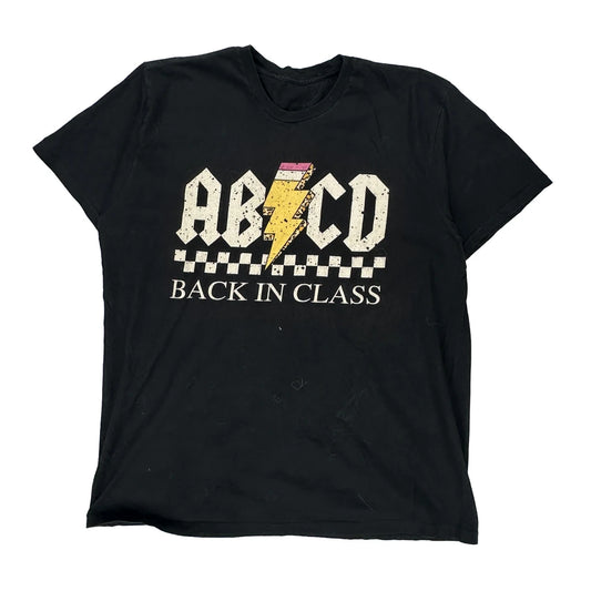 Back In Class Gildan Band T-Shirt - XL Black Cotton