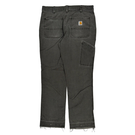 Carhartt Carpenter Trousers - 33W 30L Grey Cotton