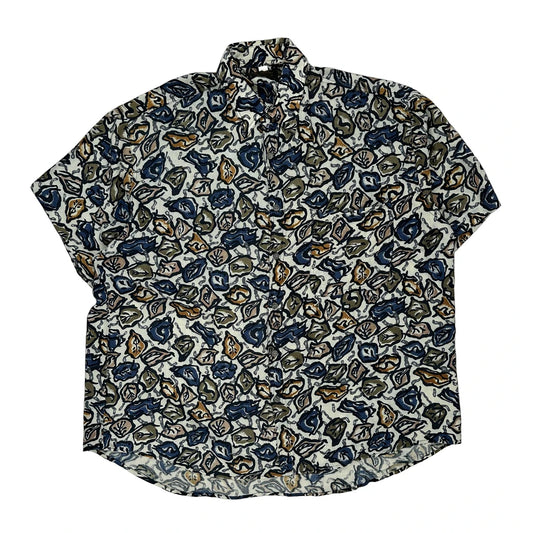 Walter Short Sleeve Shirt - Large Multicoloured Cotton