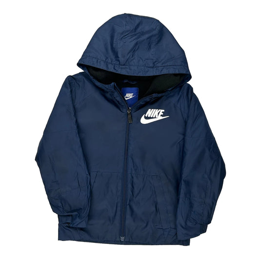 Age 6-7 Nike Windbreaker - Medium Navy Polyester