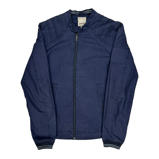 Diesel Bomber Jacket - Medium Blue Cotton
