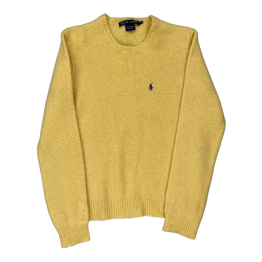 Ralph Lauren Jumper - Large Yellow Wool