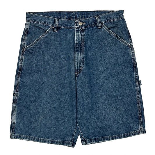 Wrangler Denim Shorts - 32W 10L Blue Denim