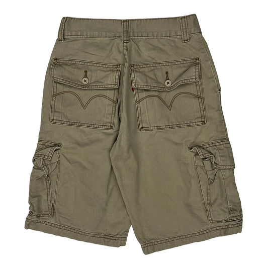 Vintage Levis Cargo Shorts - 26W 11L Khaki Cotton